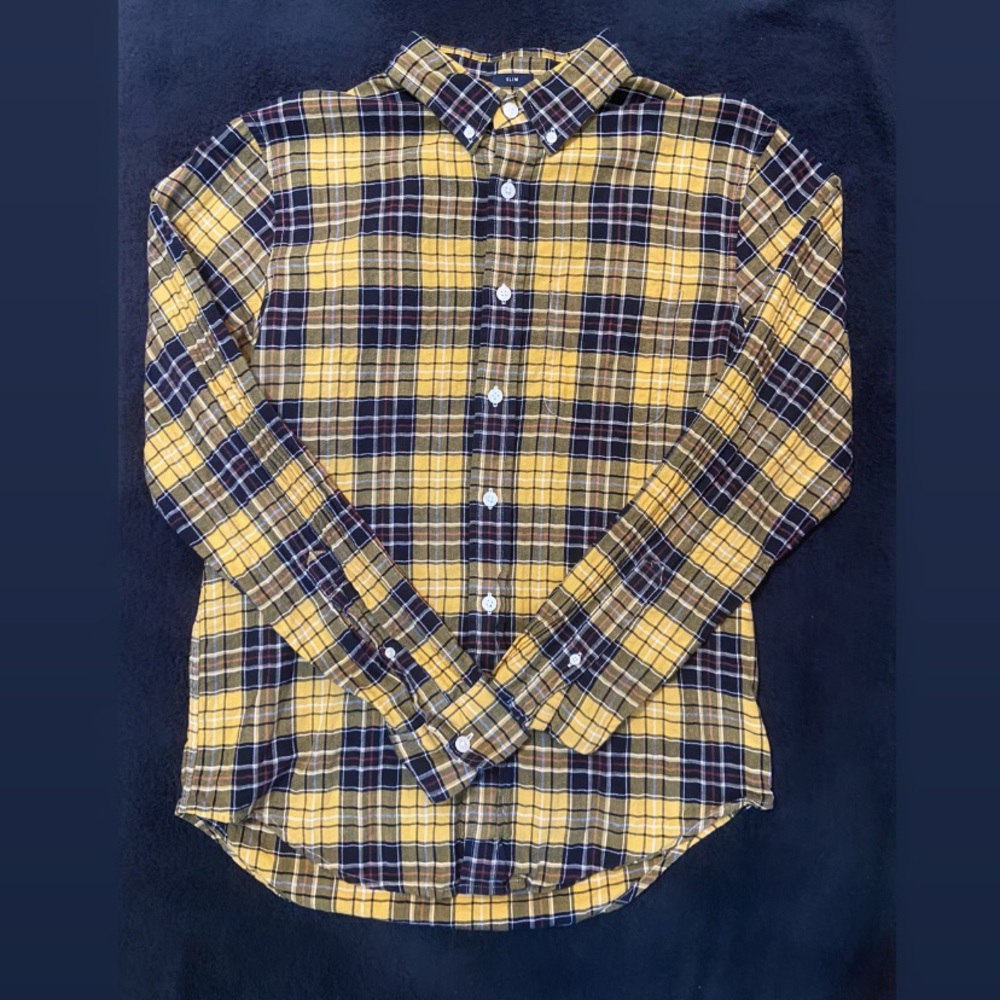 Abercrombie & Fitch Men’s Slim Plaid Flannel